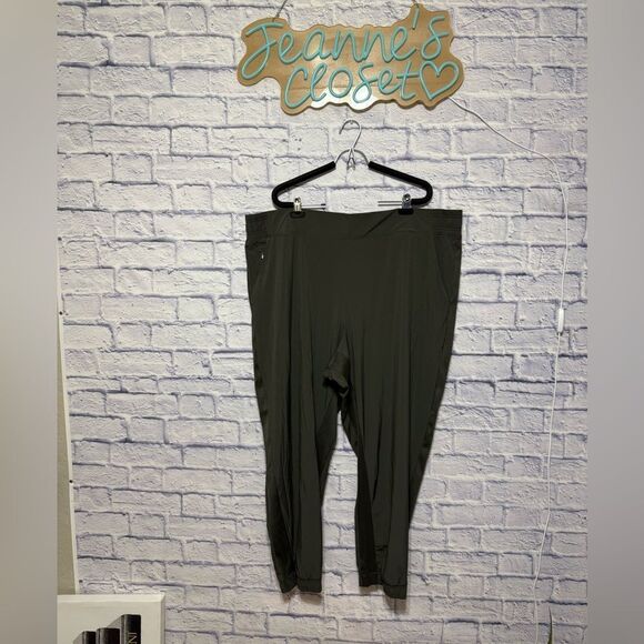 Athleta Brooklyn Legacy Mid Rise Jogger Olive Green - Picture 4 of 10